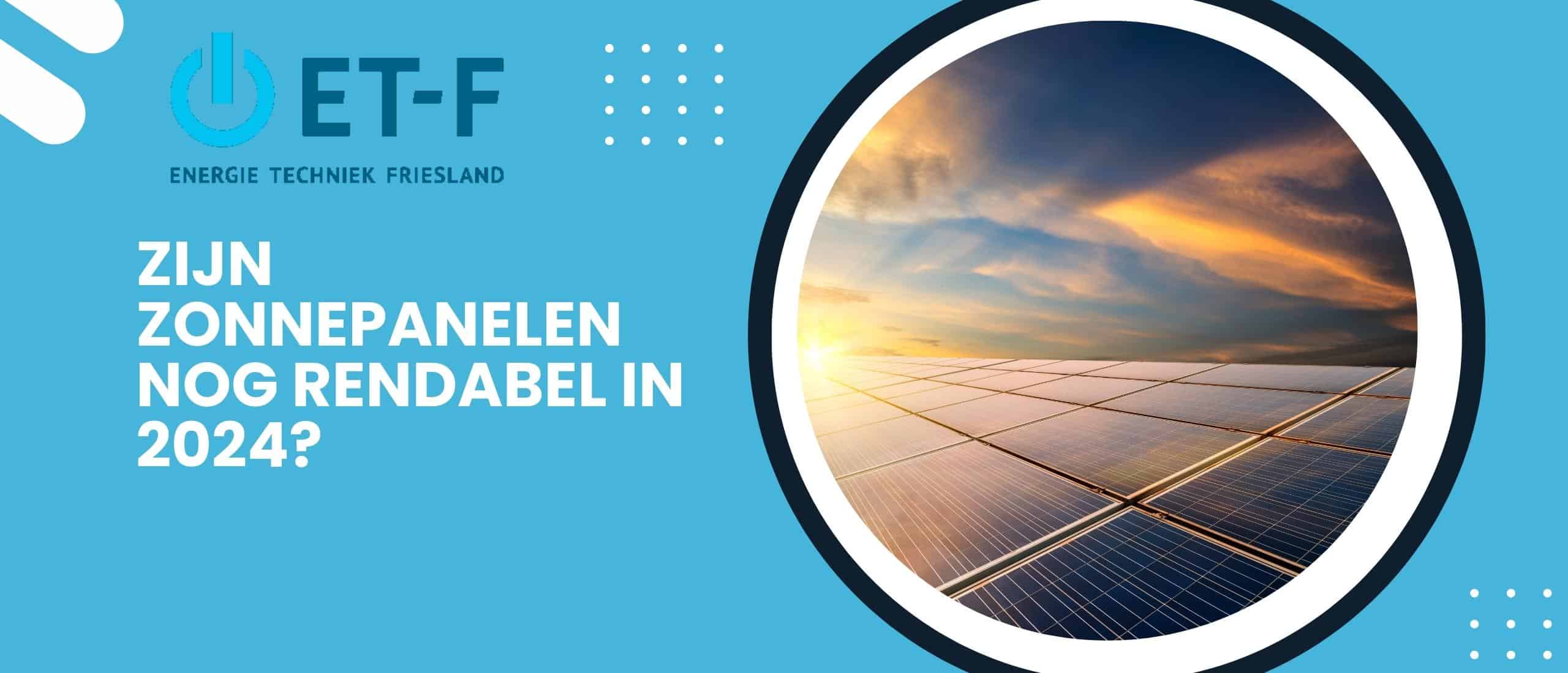 Blog foto zonnepanelen rendabel