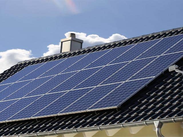 Zonnepanelen op huisdak